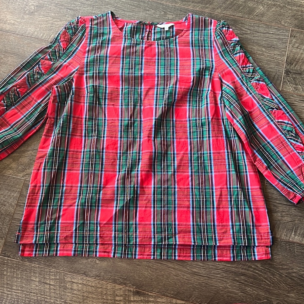Tartan Plaid Christmas top